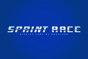 Sprint Race font