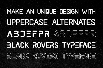 Black Rovers Sans font