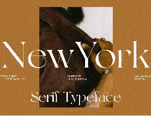 New York Modern Serif Typeface font