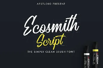 Ecosmith Script Free font