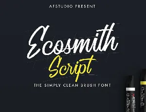 Ecosmith Script Free font