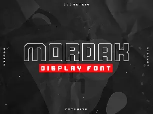 Mordak Typeface Free font