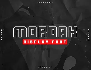 Mordak Typeface Free font