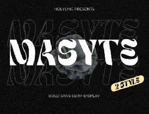 Masyte font