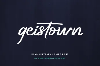 Geistown Demo font