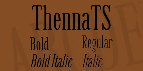 ThennaTS font