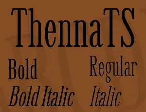 ThennaTS font