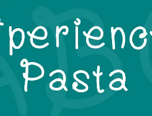 Xperience Pasta font