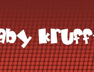 Baby Kruffy font