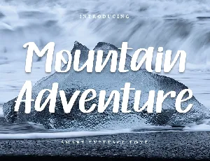 Mountain Adventure font