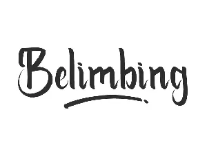 Belimbing font