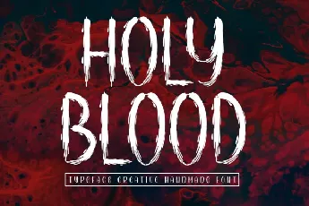 Holy Blood Script font