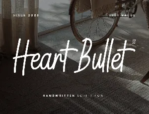 Heart Bullet font