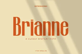 Brianne Classy Display font