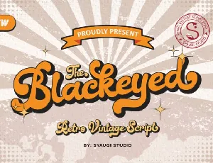 The Blackeyed font