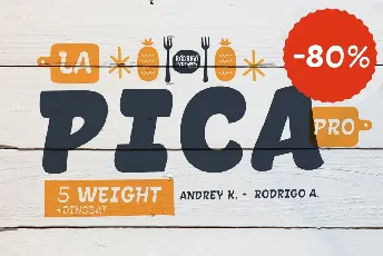 La Pica Pro font