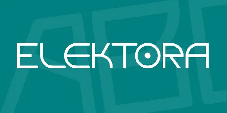 Elektora font