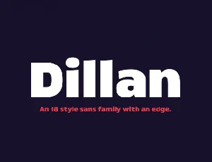 Dillan Sans font