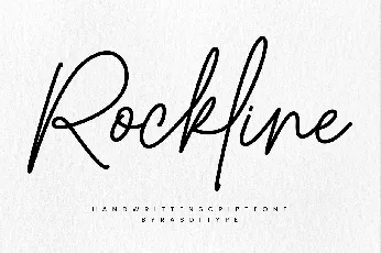 Rockline font