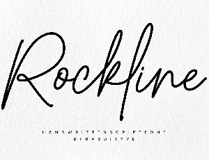 Rockline font