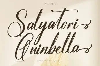 Salyatori Quinbella font