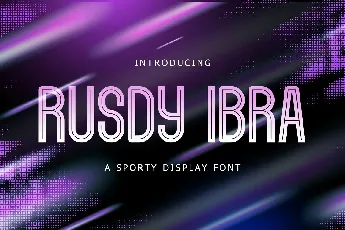 Rusdy Ibra font