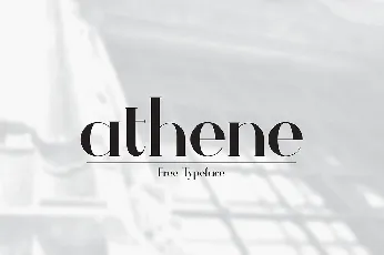 Athene Free font