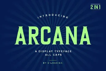 Arcana Typeface font