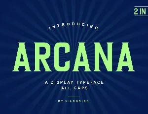 Arcana Typeface font