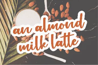 Bloomi Almond font