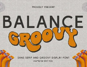 Balance Groovy font