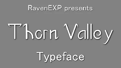 Thorn Valley font