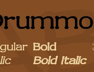 Drummon font