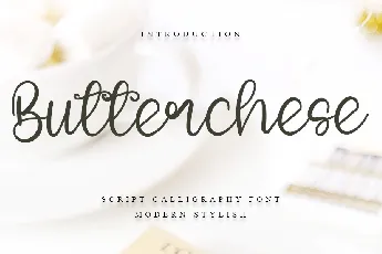 Butterchese font