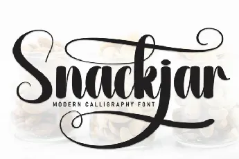 Snackjar Script font