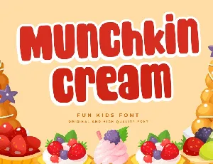 Munchkin Cream font