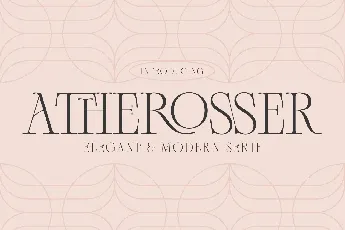 Atherosser font