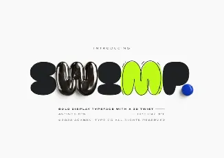 Swomp font