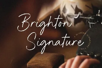 Brighton Signature font