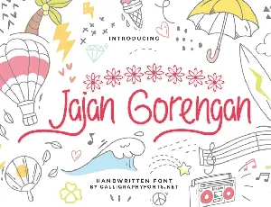 Jajan Gorengan Demo font