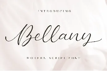 Bellany font