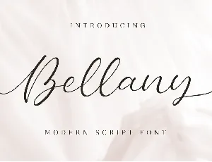 Bellany font