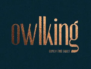 OWLKING font