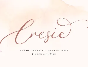 Cresie font