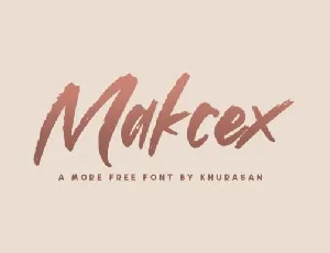 Makcex font