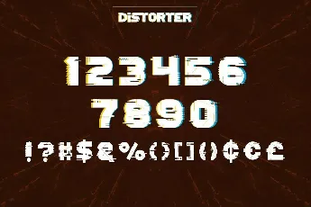 Distorter font