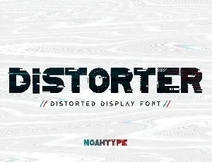 Distorter font