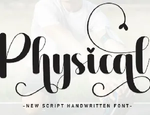 Physical Script font