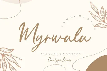 Myrwala font