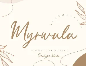 Myrwala font